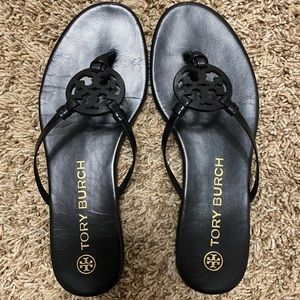 Tory Burch Knotted Miller Sandals.